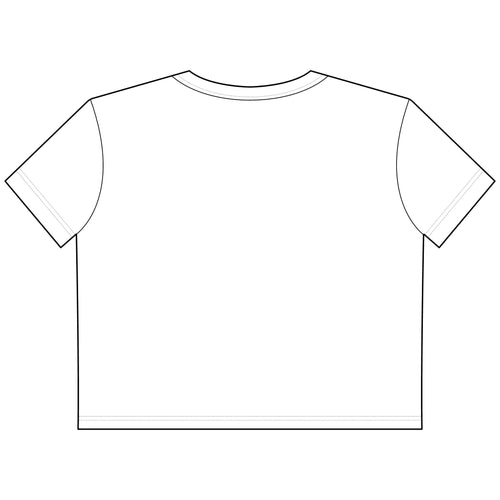 Hot Mess Mama Cropped Tee — Retro Pink Graphic Women's Crop Top